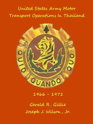 cover image of United States Military Transport Operations in Thailand 1966
